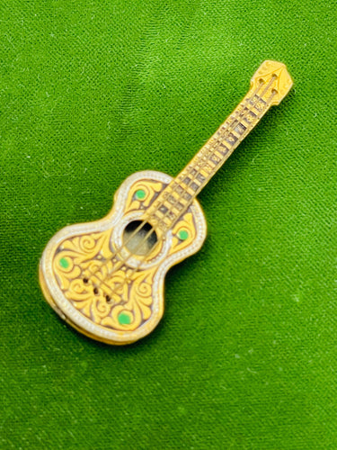 Damascene Spanish Guitar Devil's Details